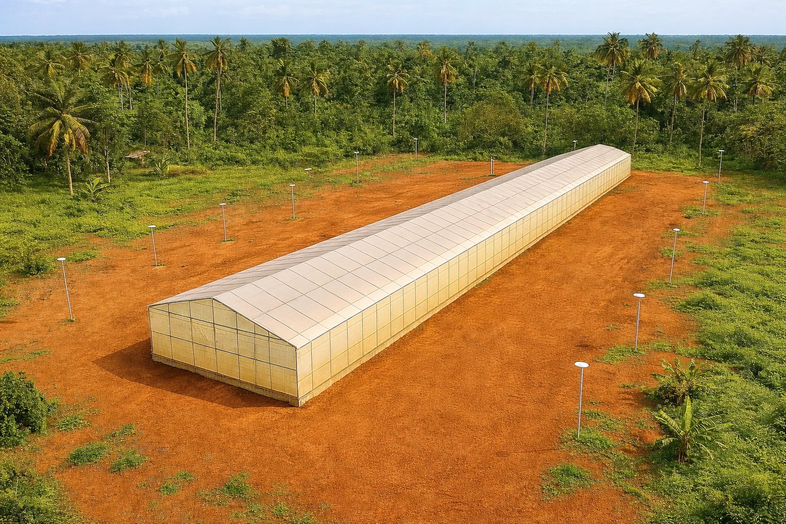 AV FARMS greenhouse main view